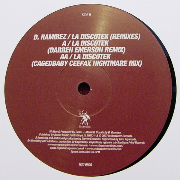 D. Ramirez : La Discotek - Remixes (12")