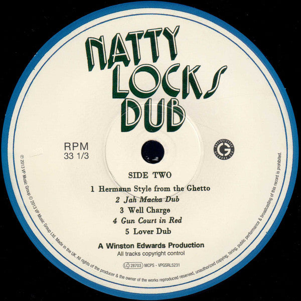 Winston Edwards : Natty Locks Dub (LP, Album, RE)