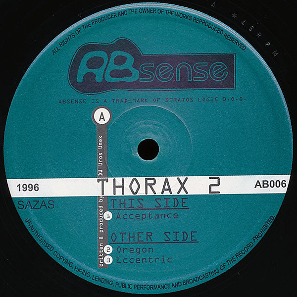 Thorax : Thorax 2 (12")