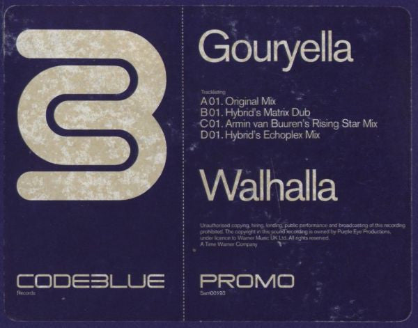 Gouryella : Walhalla (2x12", Promo)