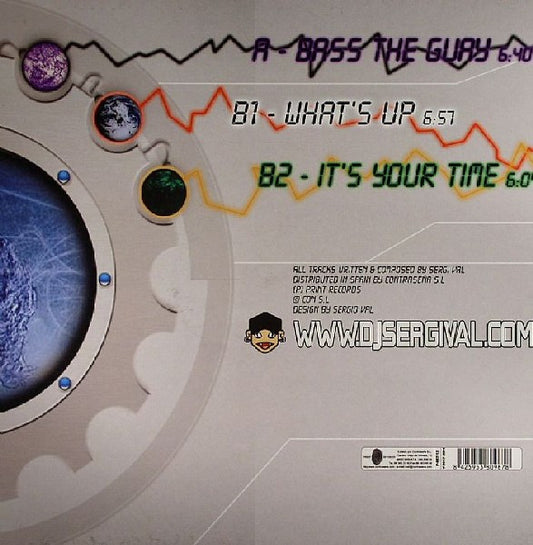 DJ Sergi Val : Planet DJ Vol. 1 (12", Red)