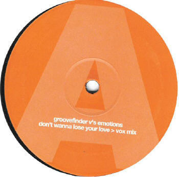 Groovefinder Vs. The Emotions : Don't Wanna Lose Your Love (12", Unofficial)