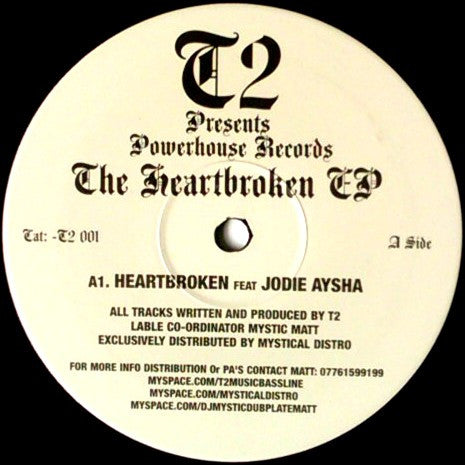 T2 (5) : The Heartbroken EP (12", EP)