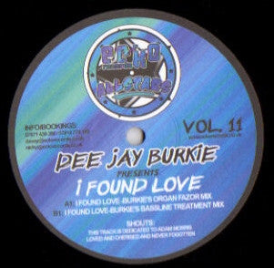 Dee Jay Burkie : I Found Love (12")