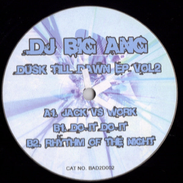 DJ Big Ang* : Dusk Till Dawn EP Vol 2 (12", EP, Unofficial)