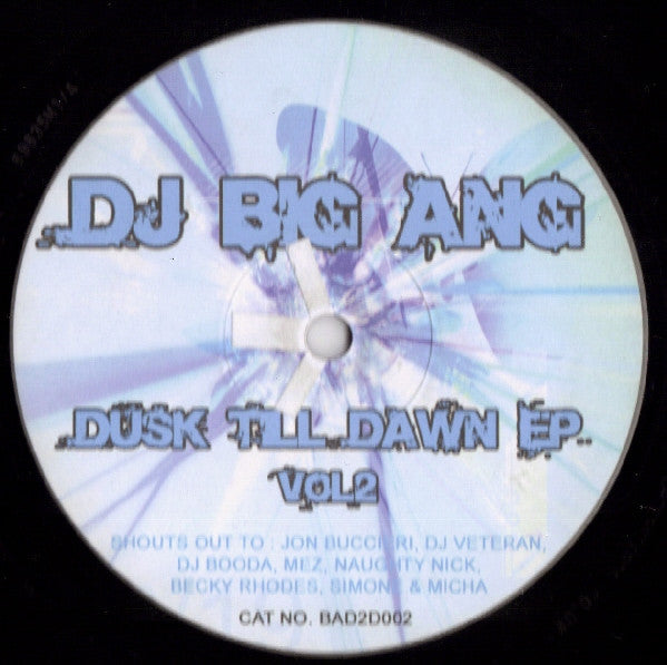 DJ Big Ang* : Dusk Till Dawn EP Vol 2 (12", EP, Unofficial)