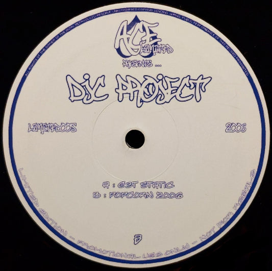 DJC Project : Get Static / Popcorn 2006 (12", Ltd, Promo)
