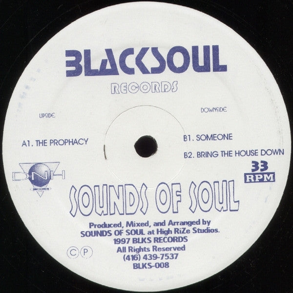 Sounds Of Soul : The Prophacy (12")