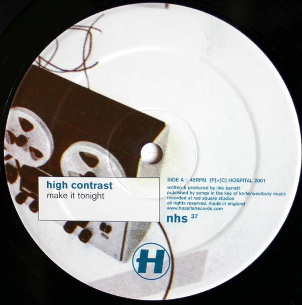 High Contrast : Make It Tonight / Mermaid Scar (12")