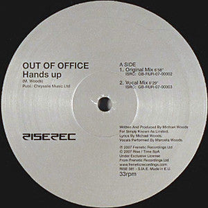 Out Of Office : Hands Up (12")