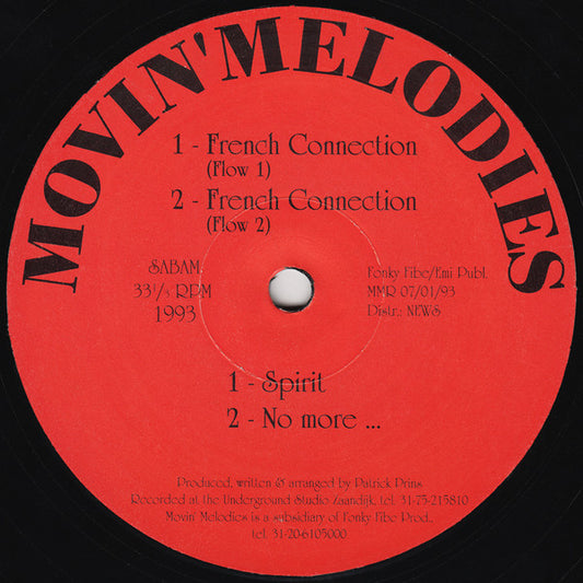 Movin' Melodies : French Connection (12")