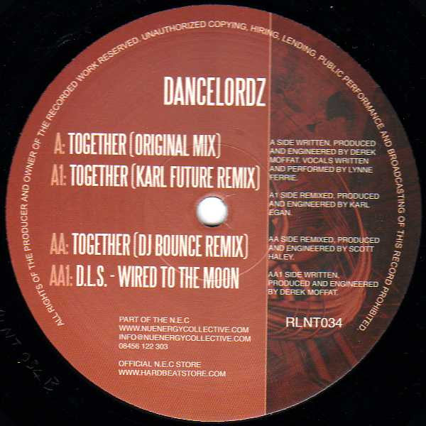Dancelordz : Together (12")