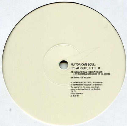 Nu Yorican Soul* : It's Alright, I Feel It (12", Promo)