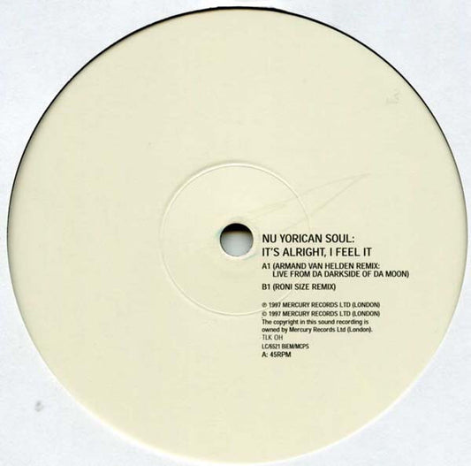 Nu Yorican Soul* : It's Alright, I Feel It (12", Promo)