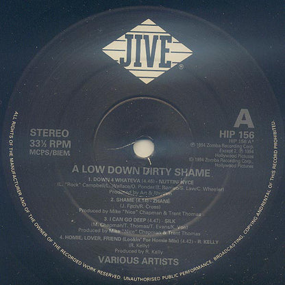 Various : A Low Down Dirty Shame (The Original Motion Picture Soundtrack) (2xLP, Comp)