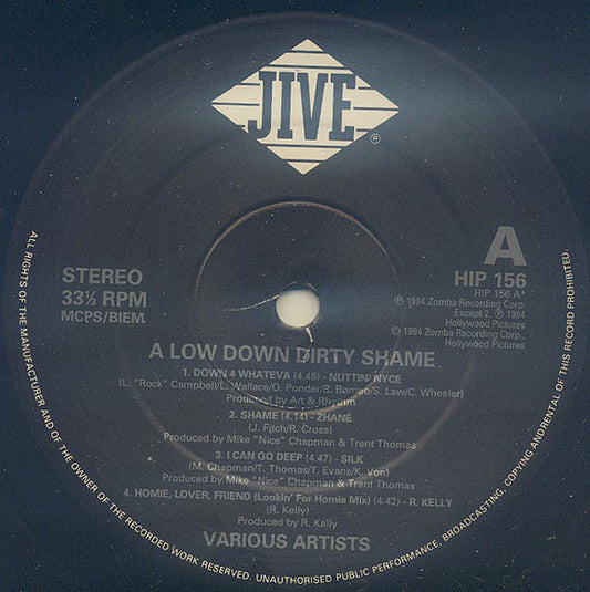 Various : A Low Down Dirty Shame (The Original Motion Picture Soundtrack) (2xLP, Comp)