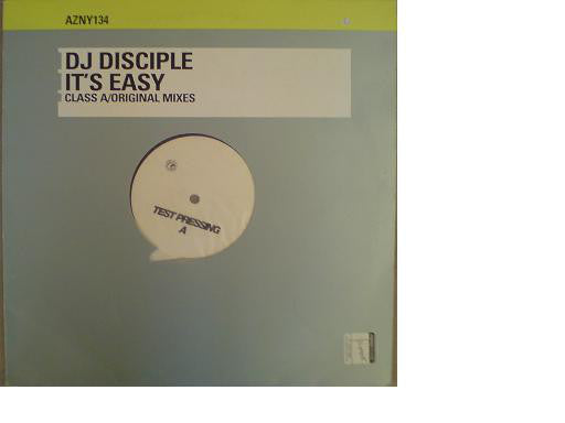 DJ Disciple : It's Easy (12", TP)