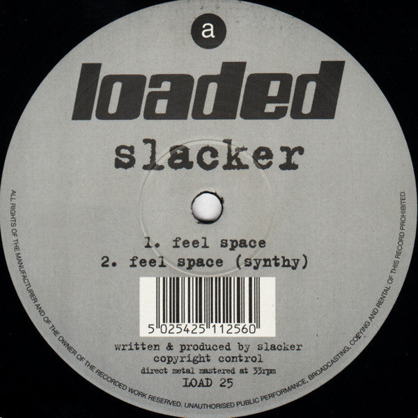 Slacker : Feel Space / Jukebox In The Sky (12")