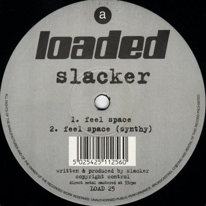 Slacker : Feel Space / Jukebox In The Sky (12")