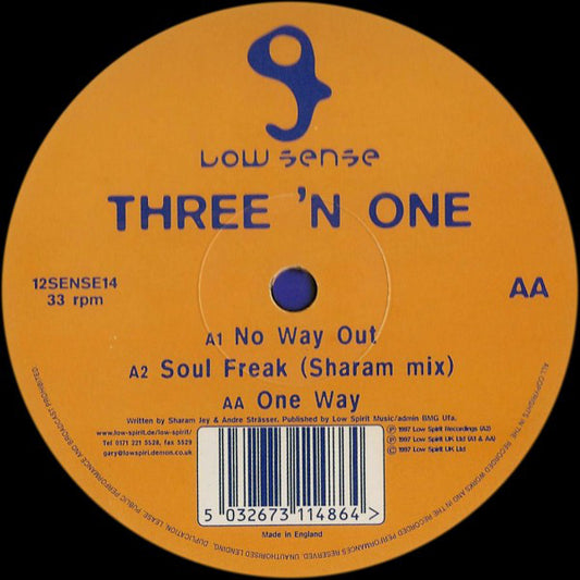 Three 'N One : No Way Out (12")
