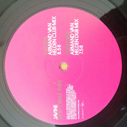 Javine : Dont Walk Away (Armand Van Helden Mixes) (12")