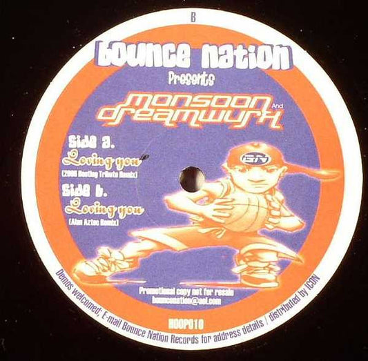 Monsoon & Dreamwurx : Loving You (12", Promo)