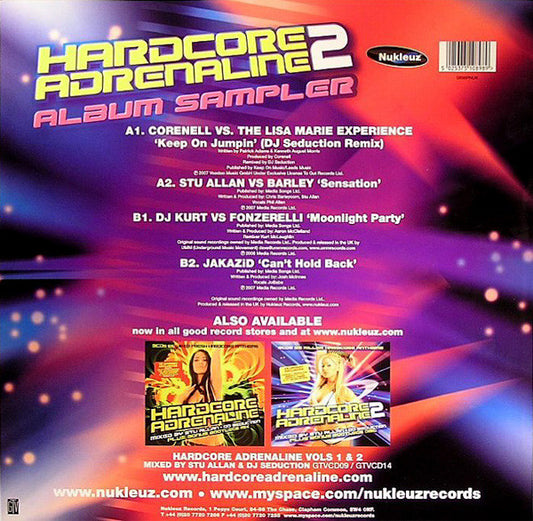 Various : Hardcore Adrenaline 2 Album Sampler (12", Smplr)