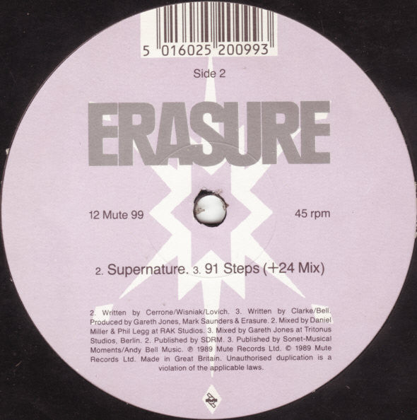 Erasure : You Surround Me (12", Single, ASL)