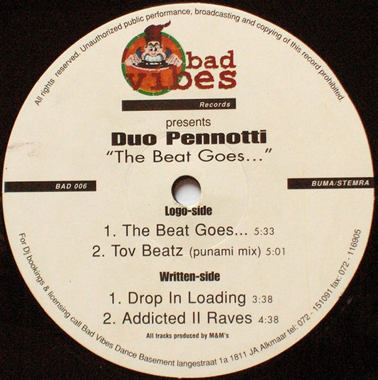 Duo Pennotti : The Beat Goes... (12")