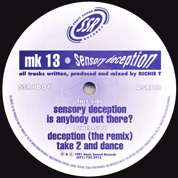 MK 13 : Sensory Deception (12")