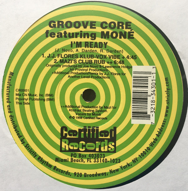 Groove Core Featuring Moné : I'm Ready (12")
