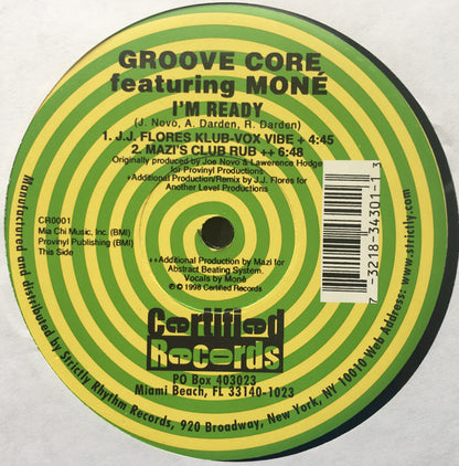 Groove Core Featuring Moné : I'm Ready (12")