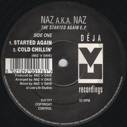 Naz A.K.A. Naz : The Started Again E.P. (12", EP)
