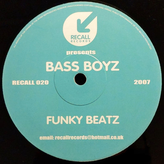 Bass Boyz (3) : Funky Beatz (12", S/Sided)