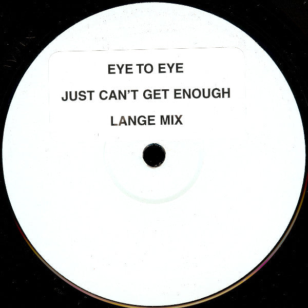 Eye To Eye Featuring Taka Boom : Just Can't Get Enough (No No No No) (12", S/Sided, Promo)