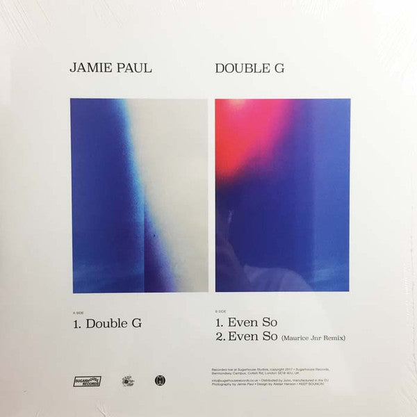 Jamie Paul (2) : Double G (12", EP)