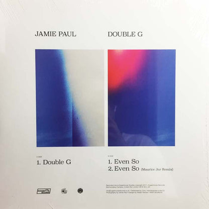 Jamie Paul (2) : Double G (12", EP)