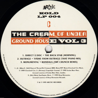 Various : The Cream Of Underground House Vol 3 (2xLP, Comp)