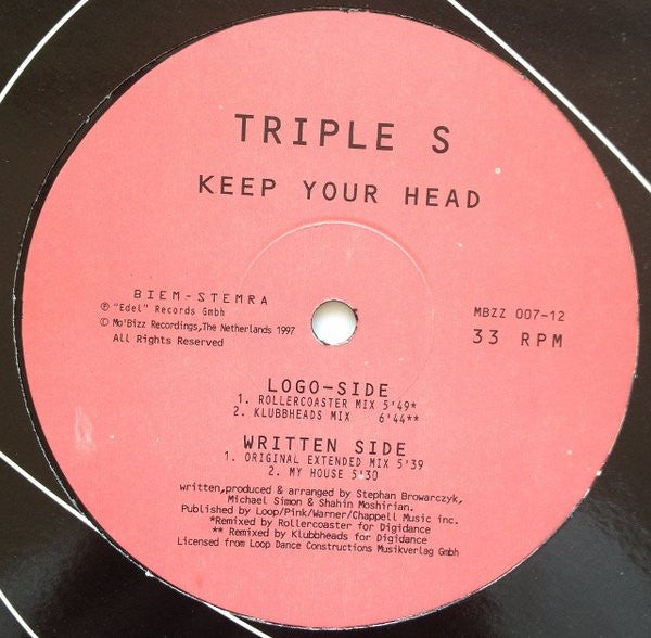 Triple S : Keep Your Head (12")