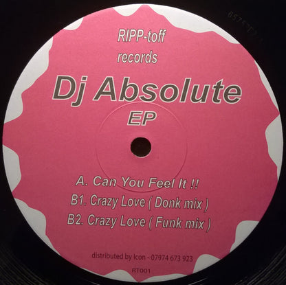 DJ Absolute : Can You Feel It!! (12", EP)