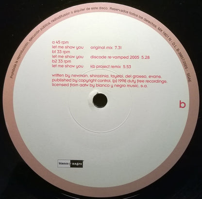 Camisra : Let Me Show You (12")