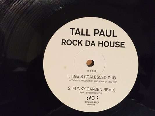Tall Paul : Rock Da House (12", Promo)
