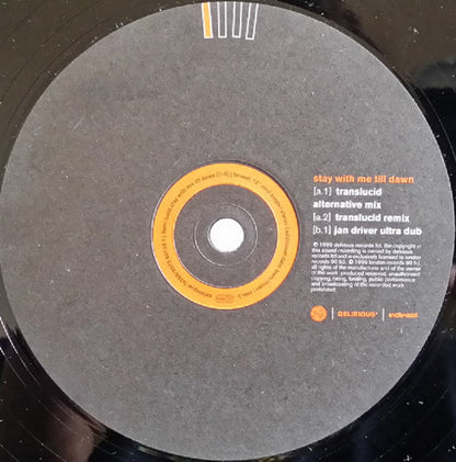 Lucid (45) : Stay With Me Till Dawn (12", Single)