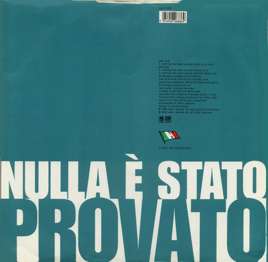 The Strings Of Love : Nothing Has Been Proved (12", Single)