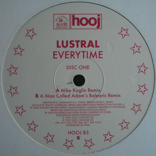 Lustral : Everytime (12", Promo, 1/3)