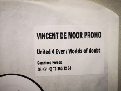 Vincent De Moor : United 4 Ever / Worlds Of Doubt (12", Promo, W/Lbl)