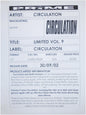 Circulation : Limited Vol. 9 (12", S/Sided, Ltd, Promo, W/Lbl)