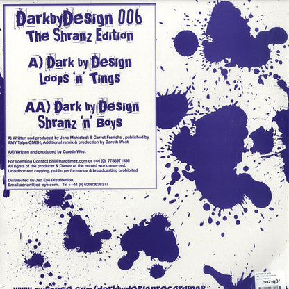 Dark By Design : The Shranz Edition (12")