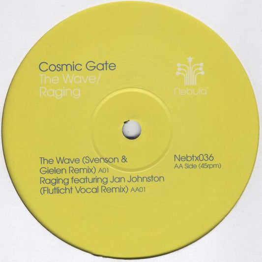 Cosmic Gate : The Wave / Raging (12")