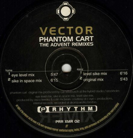 Vector : Phantom Cart (The Advent Remixes) (12")